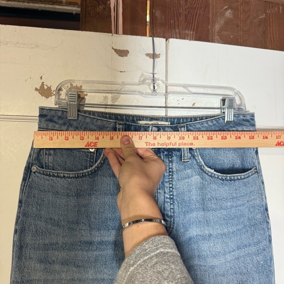 Madewell The Curvy Perfect Vintage Jean Size 29 Blue Wash Denim Jeans Stretch - Picture 3 of 8